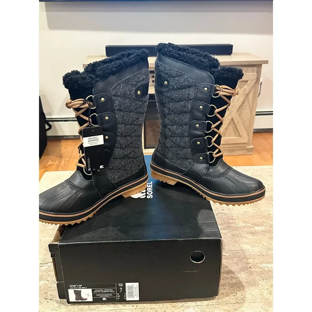 NEW in Box Sorel Women’s Tofino II Faux Shearling Lined Waterproof Boot size 7